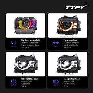 Accesorios para Auto Jetour Traveler T2, Faro Delantero 2023-2025, Actualización Modificada a Nuevo Faro LED con Señal de Giro Dinámica DRL - Product Image 3