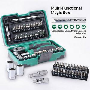 PEIFENG Kit d'outils de réparation automobile complet en acier inoxydable avec <span class=keywords><strong>embout</strong></span> de douille de 6,3 mm et petit tournevis de précision - Product Image 2