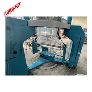 เครื่องถักไหมพรมแบบวงกลมอัตโนมัติ King Knit รุ่นพิเศษ สำหรับถักผ้าริบแบบดับเบิ้ลเจอร์ซีย์ ควบคุมด้วยคอมพิวเตอร์ ความเร็ว 23-35 รอบต่อนาที ออกแบบผ้าได้หลากหลาย - Product Image 5