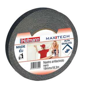 Cinta Adhesiva Antideslizante Negra de 25 mm x 18 m para Accesorios de Suelos, Modelo 1250220 - Product Image 1