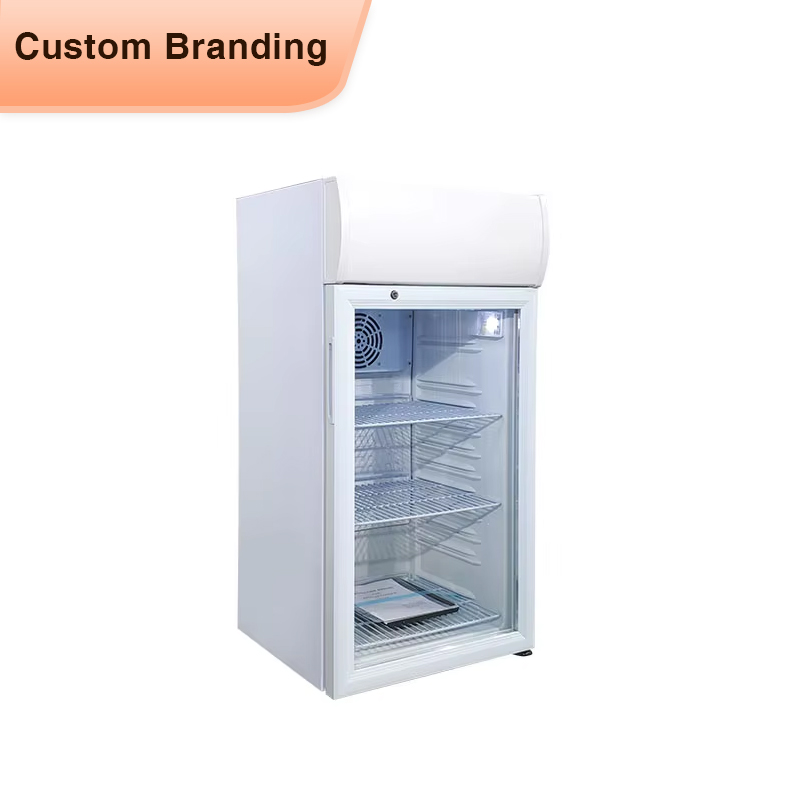 Meisda SC80B 80L Stand Metal Top Lamp Box Supermarket Beverage Drink Display Refrigerator with Led Light