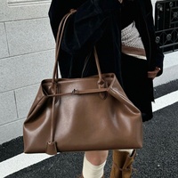 Nouveaux sacs fourre-tout en cuir véritable pour femmes, sacs de travail de luxe de grande capacité avec logo personnalisé, doublure en polyester