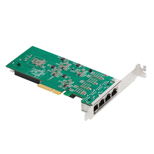 Carte réseau filaire interne IOCREST Quad-Port 2.5G PCIe X4 avec modèle I226 IO-PCE226S-4GLAN pour ordinateur de bureau, stock 2.5G PCIe Network - Product Image 6