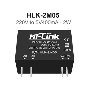 Module d'alimentation AC/DC 2W Hi-Link <span class=keywords><strong>HLK</strong></span>-<span class=keywords><strong>2M03</strong></span>/2M05/2M09/2M12/2M15/2M24 haute efficacité, faible ondulation, certifié CE - Product Image 3