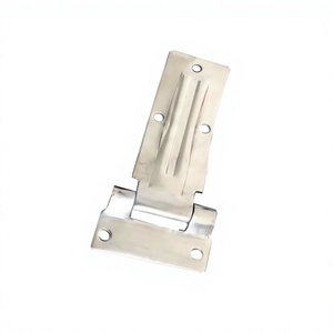 Charnières invisibles de 4 pouces en acier inoxydable zingué pour portes de conteneurs de benne de semi-remorque industrielle sur mesure, garantie 4 ans - Product Image 2