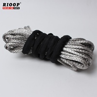 2mm 3mm 5mm 6mm 8mm 10mm putih berkemah luar ruangan padat nilon kepang ganda poliester PE PP tali Starter kepang