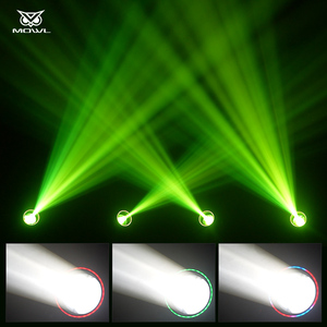 MOWL 2팩 신형 380W 350W 헤일로 링 샤피 DMX 빔 350 380 무빙 헤드 라이트 (플라이트 케이스 포함) - Product Image 4