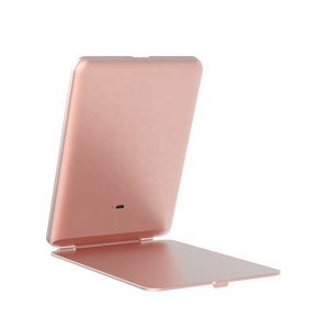 Giá rẻ <span class=keywords><strong>Tabletop</strong></span> thắp sáng Led trang điểm gương Du Lịch Gấp xách tay LED Vanity gương biểu tượng tùy chỉnh gói đứng Led trang điểm gương - Product Image 5