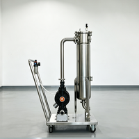 Filtre à cartouche en acier inoxydable, filtre à liquide industriel pour éliminer les impuretés dans les revêtements et les pâtes colorées