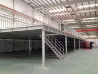 Sistem Rak Lantai Mezzanine Baja Anti Karat Tugas Berat dengan Proteksi Korosi, Kapasitas Beban 8 Ton untuk Gudang dan Kantor