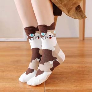 Calcetines Coreanos de Algodón de Alta Calidad con Diseño de Gato, Lindos y Cómodos para Mujer - Product Image 5