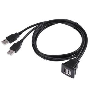防水USB 2.0 Type-C オス-メス AUX フラッシュマウント延長ケーブル（編組シールド付き）12ヶ月保証 - Product Image 3