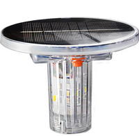 Signal de circulation d'urgence avertissement Flash balise lampe stroboscopique panneau solaire 5V 120ma 3 couleurs SMD LED voyant d'avertissement pour la sécurité routière