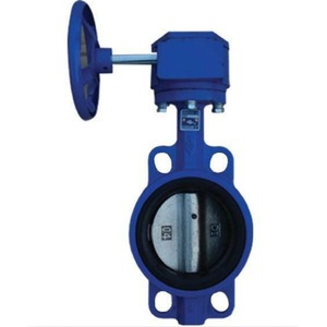Vanne papillon à opercule Longyao Shuangyong pour turbine, en fonte ductile avec revêtement en caoutchouc, modèle D371X-16, pour utilisation en eau - Product Image 4