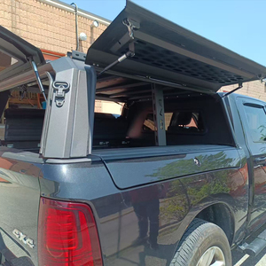 Hardtop en alliage d'aluminium pour Dodge RAM 1500 6.4FT Rambox 2019-2026 Crew Cab, étanche, avec verrouillage centralisé et porte-bagages de toit - Product Image 5