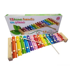 Gioco di Puzzle educativo prescolare per bambini giocattoli in legno suoni di un quarto di tono percussione bussare a mano pianoforte strumento musicale giocattoli per bambini