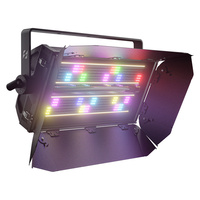 SHEHDS 350W Projecteur Stroboscopique LED RGBW 4-en-1 Lumière de Scène Contrôle DMX512 CRI 75 Projecteur Wash pour Festival de Musique et Concert