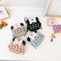 Nouvelle version coréenne de porte-monnaie, sacs à bandoulière tendance, princesse, dessin animé, mignons sacs latéraux pour filles