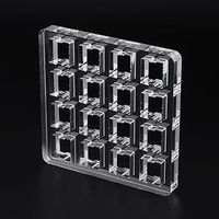 Clavier porte-clés d'usinage CNC personnalisé pour le processus de prototypage rapide de matériel de PC acrylique de cas