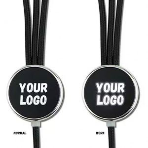 Câble de charge rapide universel en nylon avec logo lumineux LED 5-en-1 USB PD 3, personnalisable pour cadeaux promotionnels - Product Image 3