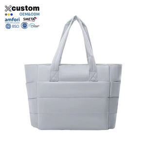 <span class=keywords><strong>Sac</strong></span> fourre-tout matelassé personnalisé avec logo, <span class=keywords><strong>sac</strong></span> à bandoulière rembourré en coton doux pour femme, <span class=keywords><strong>sac</strong></span> à main hobo léger et luxueux effet nuage - Product Image 1
