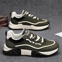Chaussures plates décontractées d'été pour hommes, baskets compensées à semelle épaisse, antidérapantes, originales, style sport, printemps-hiver