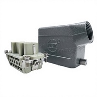 Conector Hembra HE-010-F Weien, 16A/500V, Enchufe China 1220100210001 Original
