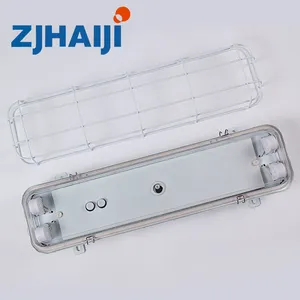 JCY22-2EF T8 Ống 2x18W Mặt Dây Chuyền Không Thấm Nước Biển Huỳnh Quang Ánh Sáng Với Đèn Khẩn Cấp Chủ Ngoài Trời Ánh Sáng