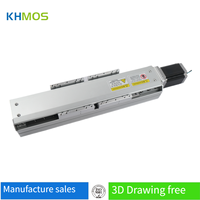 Modul Motor Linear KHMOS HYS100 G1620 200mm Sisi Kanan 30kg 0.03mm Aktuator Tangguh Untuk Fabrikasi Laser Suku Cadang Kompatibel