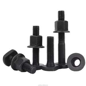 Tuercas y tornillos de aleación de latón/acero al carbono Grado 8.8 M8 M10 M12, tuerca en T GB37, tornillo en T de cabeza de martillo, tornillo en T rectangular para ranura - Product Image 1