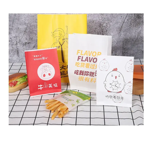 Papel Kraft desechable ecológico SGP embalaje de comida rápida logotipo personalizable cinta a prueba de aceite impresa en offset materiales reciclados - Product Image 1