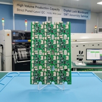 Servicio de Ensamblaje SMT de PCBA para Cerraduras Inteligentes FR4 de Alta Calidad, Placa de Control PCB Multicapa con Conectores JST, Fabricante