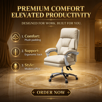 Chaise de bureau ergonomique pivotante avec accoudoirs pour salle d'étude, chaise de bureau