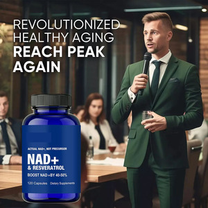 Compléments alimentaires NAD+ : Capsules de Nicotinamide Riboside NAD+ avec Resvératrol et Vitamines - Product Image 3