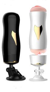 USB <span class=keywords><strong>Hands</strong></span> <span class=keywords><strong>Free</strong></span> Male Masturbation Cup Automatisch drehen Flugzeug männlich Mastur bator Flasche Cup Mann mit Stimme - Product Image 2