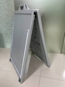 Displays Street SignPro Board <strong>Weatherproof</strong> Sandwich Board A-Frame Sidewalk Curb <strong>Sign</strong> <strong>Holder</strong> - Product Image 4