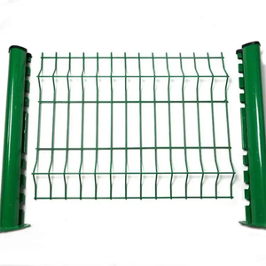 Panneau de clôture en treillis soudé 3D Peach Post, en acier traité thermiquement, revêtu de PVC, clôture de sécurité pour chantier de construction - Product Image 4