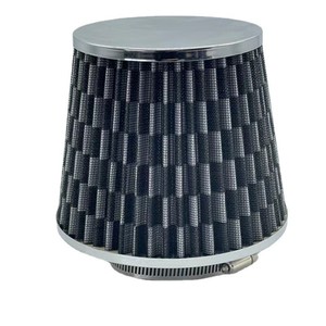 Filtro de Aire Universal para Automóvil de 76 mm de Alto Flujo, Forma de Hongo, para Mejora y Reequipamiento, Patrón de Fibra de Carbono - Product Image 1