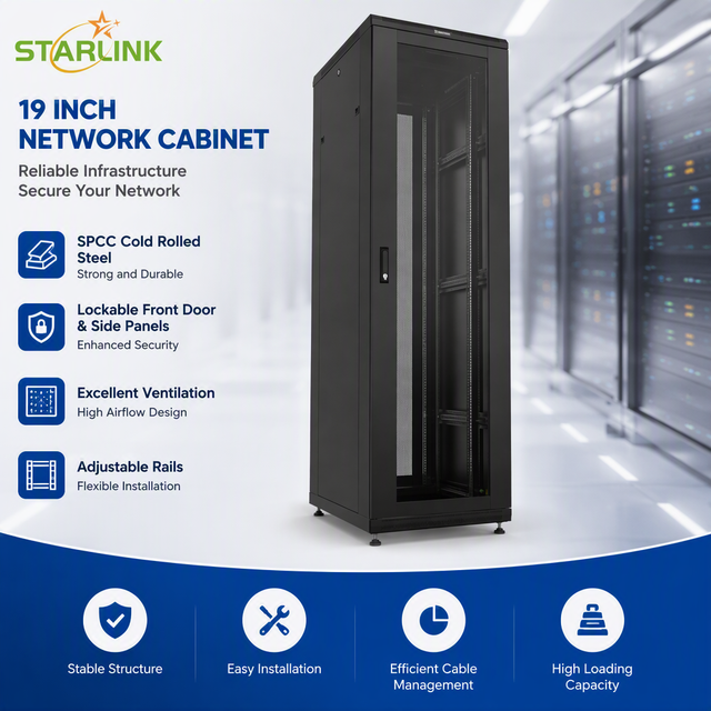 Starlink 48U 19 Inch Server Rack Cabinet 600*670mm Floor Standing Network Cabinet for Data Center