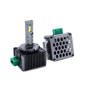 ADT 9-16V 35W 4300LM แคนบัส D3S D3R หลอดไฟหน้า LED 6000K ซุปเปอร์ไวท์ ชุดแปลงซีนอน HID CSP 3570 ชิปพัดลมฮีทซิงค์ - Product Image 5