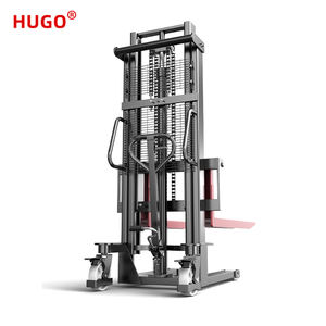 Elevador de transporte de paletas de 1 tonelada, contenedor de envío, carretilla elevadora, apilador Manual de mano de alcance, 500kg - Product Image 5