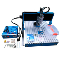 Routeur CNC LY 6090L2.2KW 2200W avec rail de guidage linéaire, refroidissement par eau VFD, gravure, perçage et fraisage, LPT/USB