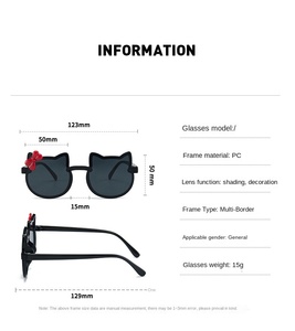 Lunettes de soleil <span class=keywords><strong>pour</strong></span> bébé unisexes de style dessin animé mignon, designs colorés, marque MOSI, UV400, sans monture, légères, mode enfant - Product Image 4