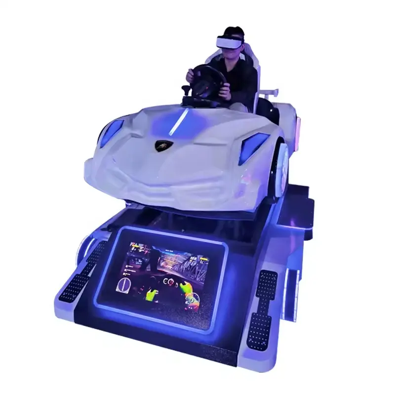 Console de jogos dinâmico para crianças e adultos, realidade virtual VR, carro de corrida Lamborghini, velocidade e paixão, ideal para crianças e adultos