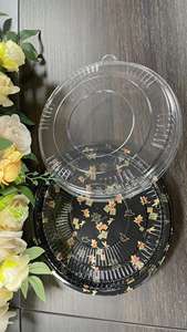 HYX-018 Barquettes jetables écologiques en PET de 0,2 à 0,5 mm d'épaisseur, style japonais, pour sushis et salades à emporter, avec couvercle, commande personnalisée - Product Image 6