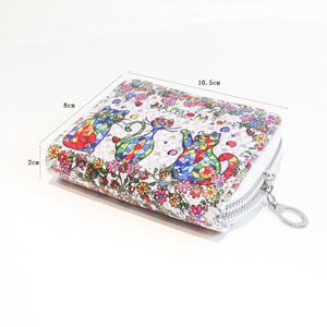 Espagne Portefeuille à fermeture éclair pour hommes femmes Portefeuille pour cartes de visite Portefeuille <span class=keywords><strong>pas</strong></span> <span class=keywords><strong>cher</strong></span> Femme pour un usage quotidien - Product Image 2