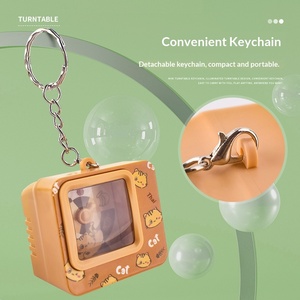 Children's Cartoon Light Turntable Winning Game Machine Creative Rotating Turntable Keychain Bag Pendant Gift Toys - Product Image 4