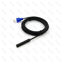 Maxim Dallas DS18B20 Sensor temperatur Probe IP68 selubung baja tahan karat tahan air 1M 2M 3M panjang kabel
