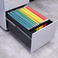 Classeur mobile blanc à 3 tiroirs avec roulettes pour le rangement du bureau à domicile