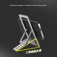 Support de téléphone portable pliable en alliage d'aluminium léger ultra fin multi-vitesses réglable pour tablettes diffusion en direct
